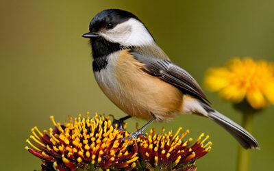 Discovering the Charming Black-Caped Chickadee: A Delightful Garden Visitor
