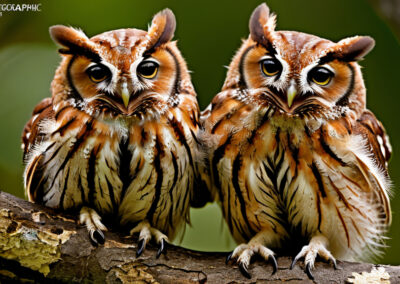 Eastern Screech owl chicks
