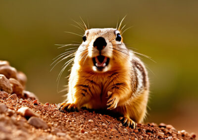 Round-Tailed Ground Squirrel habitat