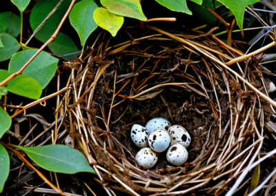 Spotted Towhee nest