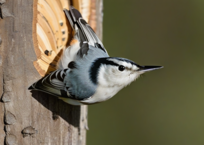 White-breasted Nuthatch in Summer