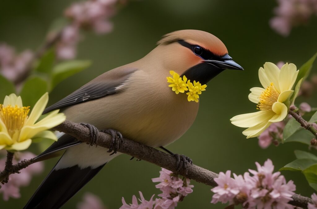 The Stylish Cedar Waxwing: Nature’s Dapper Fruit Lover!