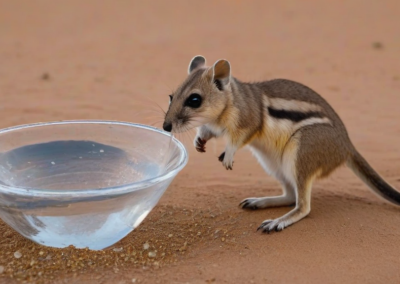 Desert Kangaroo Rat not drinking water