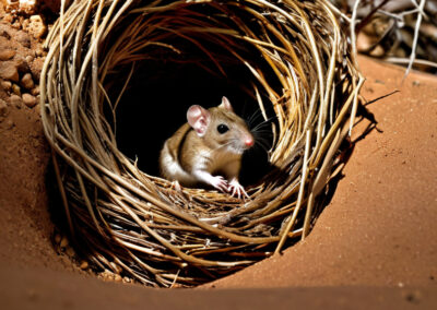 American Woodrat nest