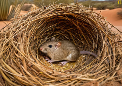 American Woodrat nest
