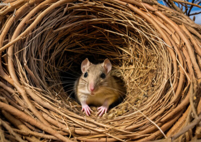 American Woodrat nest