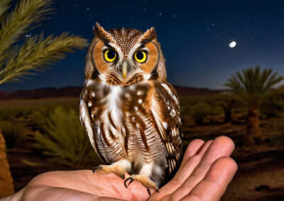 The tiny Elf Owl