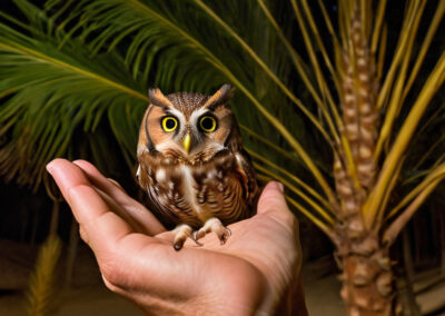 The tiny Elf Owl