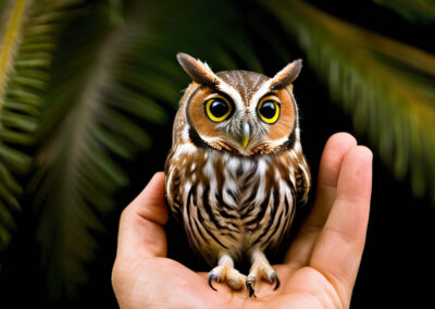 The tiny Elf Owl