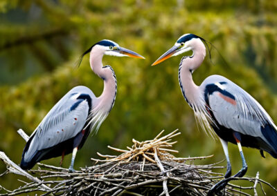 Great Blue Heron nest