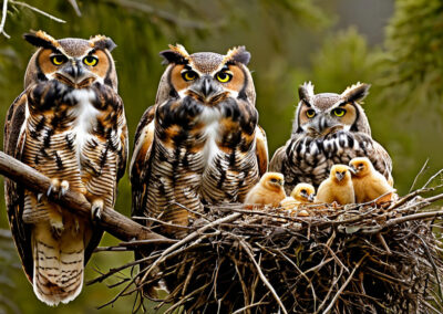 Great Horned Owl Chicks
