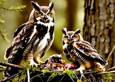 Great Horned Owl Chicks