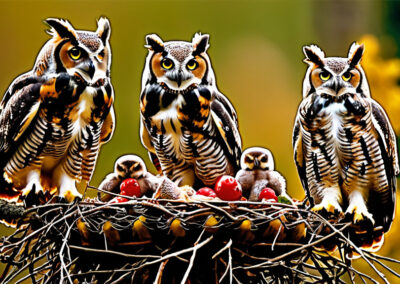 Great Horned Owl Chicks