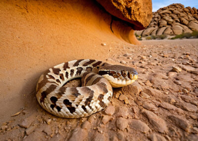 Mojave Desert Sidewinder Snake habitat