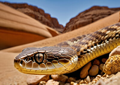 Mojave Desert Sidewinder Snake habitat