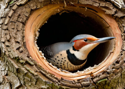 Northern Flicker nesting