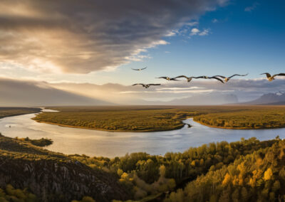Ospreys' migration