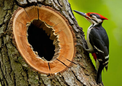 Pileated Woodpecker Carving