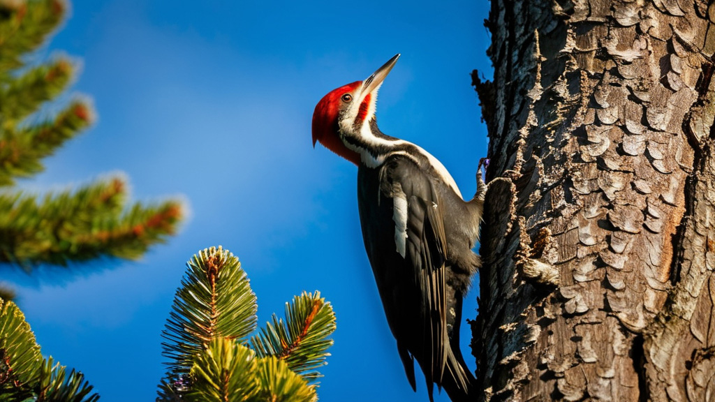 Discover the Pileated Woodpecker: The Forest’s Jackhammer