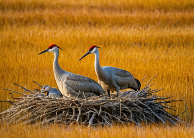 Sandhill Crane nest