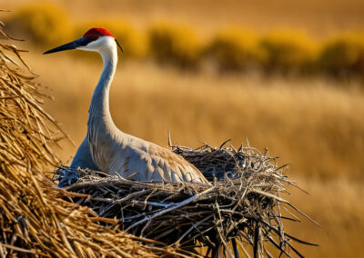 Sandhill Crane nest