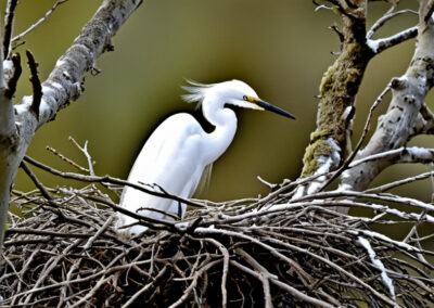 Snowy Egret Nest