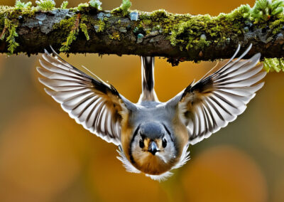 Tufted Titmouse's Playful Personality