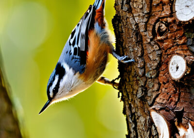 White-breasted Nuthatch Acrobats