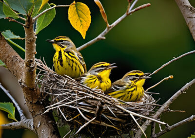 Yellow-rumped Warbler nest