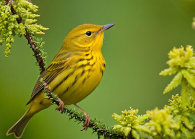 Yellow Warbler in Forest