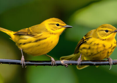 Yellow Warblers Migrating