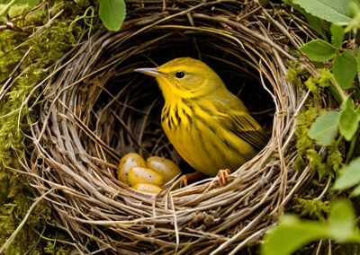 Yellow Warbler nest