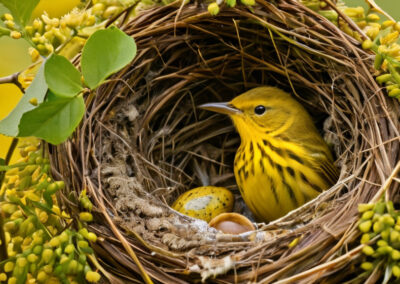 Yellow Warbler nest