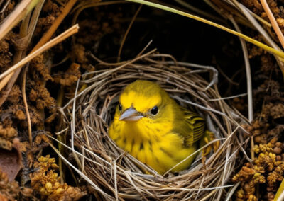 Yellow Warbler nest