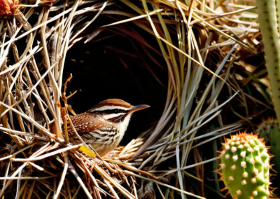 Cactus Wren nest