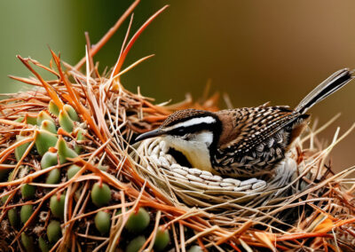 Cactus Wren nest
