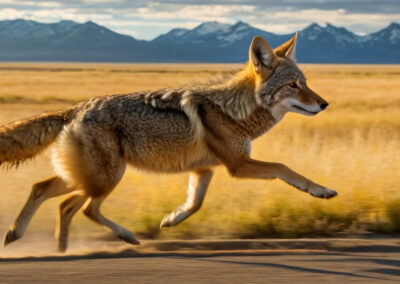 coyote running