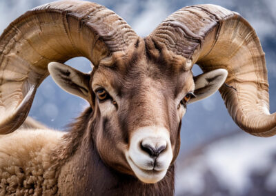 Desert Bighorn Sheep big horns