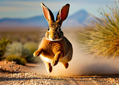 Desert Cottontail behaviour