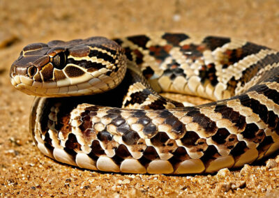 Desert Massasauga Snake looks