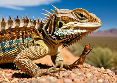 Desert Spiny Lizard diet