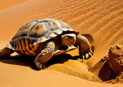Desert Tortoise burrows