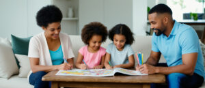 Family coloring time