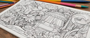 Nostalgic Coloring Book
