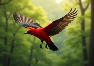 Scarlet Tanger flying Beauty