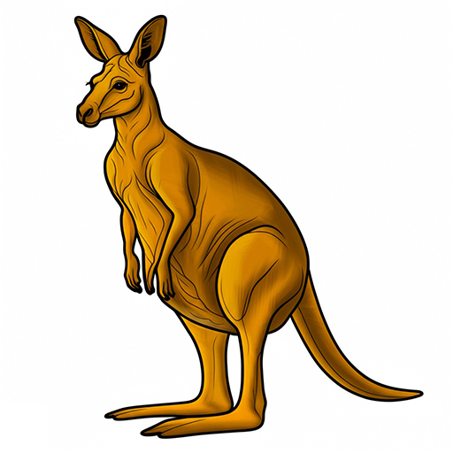 Kangaroo Suggested coloring