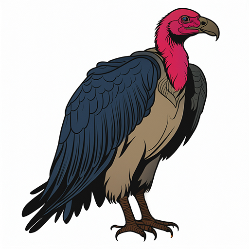 A vulture Suggested coloring