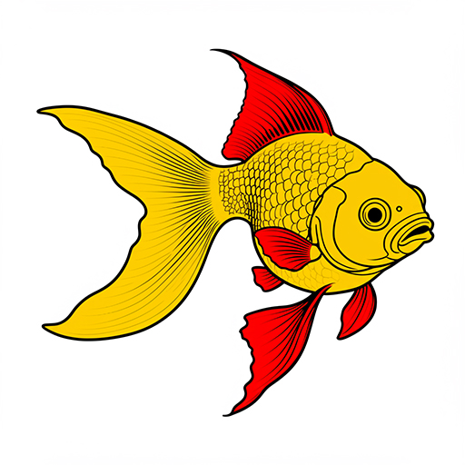 Goldfish Suggested coloring