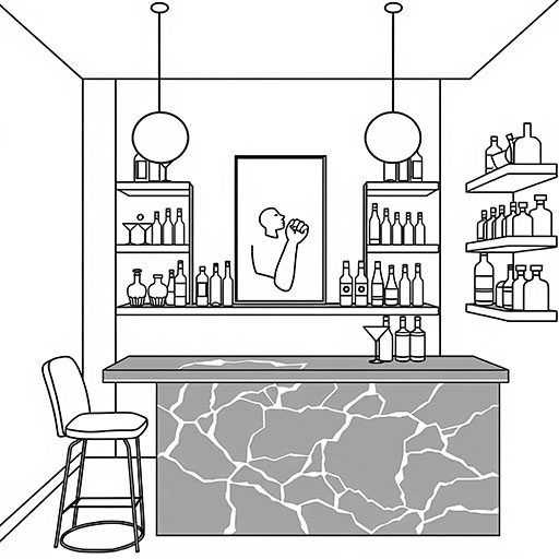Home Bar - Outlines