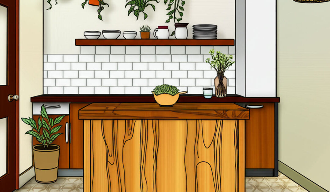 A Boho-Inspired Kitchen